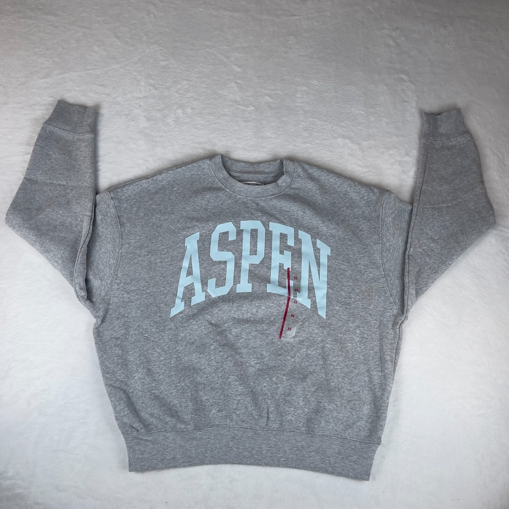 Grayson Threads Sweatshirt Women's XS Gray Fleece Lined Graphic Print Pullover